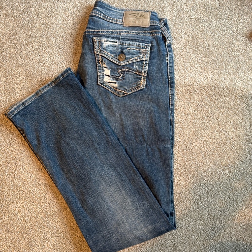 Silver jeans